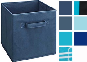 Cubeicals Blue Fabric Drawers